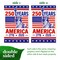 G128 USA 250th Anniversary Garden Flag 12x18 In Double Sided Printed Patriotic Yard Decoration | 1776-2026 Statue of Liberty Flag